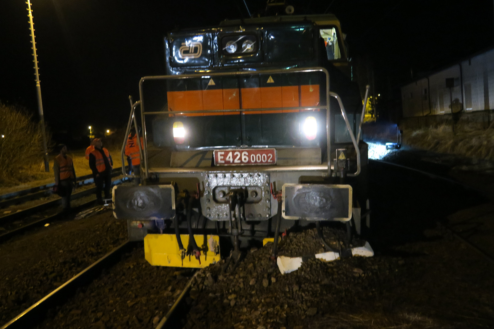 Vykolejení osobního vlaku v Malšicích
